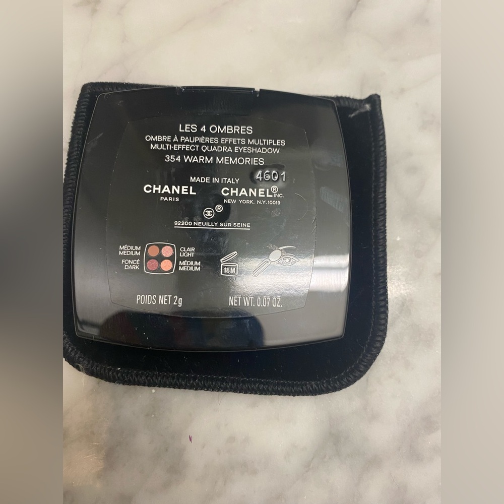 CHANEL Les 4 Ombres Quad Eyeshadow - 354 Warm Memories - Picture 4 of 4